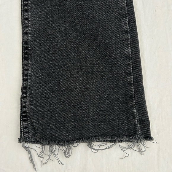 Urban Outfitters BDG Kick Flare High Rise Cropped Faded Black Jeans - Size 26 - Picture 5 of 6